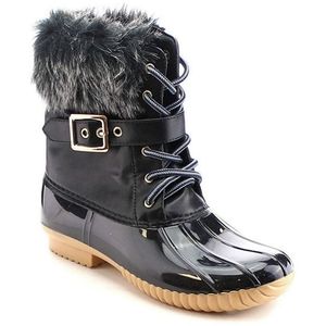 Nature Breeze Duck-01 Ankle Rain Boots Lace up